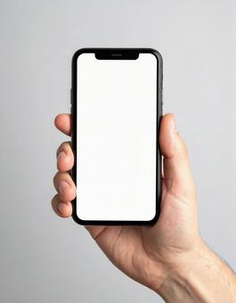 スマホの手元 スマホの手元の写真