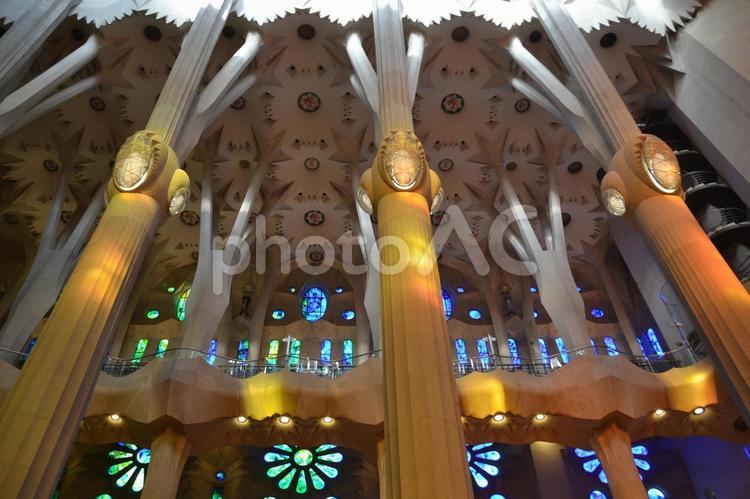 バルセロナ　サグラダ・ファミリア スペイン,バルセロナ,サグラダの写真素材