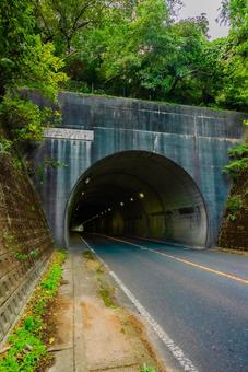 【鳥取】鳥取砂丘に抜ける砂丘トンネル 砂丘トンネル,トンネル,砂丘の写真素材
