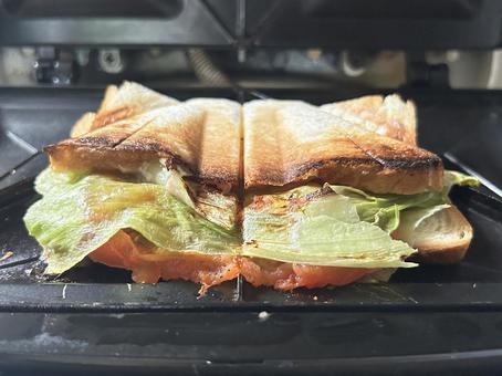 ホットサンドの写真