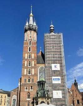 Rynek Główny Rynek Główny rynekーglowny,中央市場広場,クラクフの写真素材