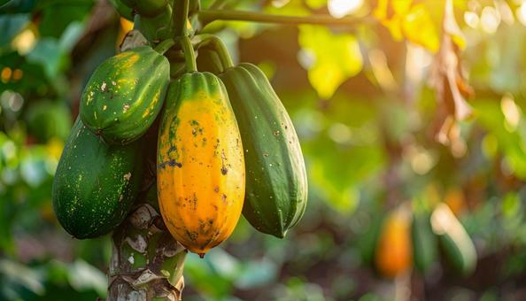 パパイヤの木 パパイヤの木の写真