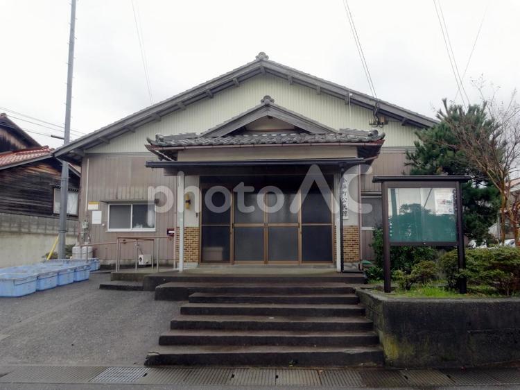 小塩町公民館 小塩町公民館,石川県加賀市小塩町,加賀橋立の写真素材