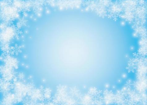 Winter window background with snowflakes 0114, background, winter, snow, JPG