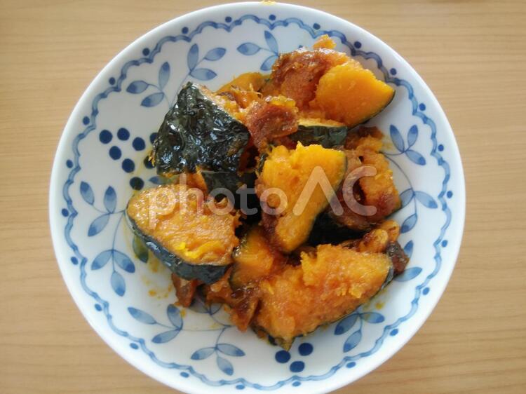 かぼちゃの煮物 かぼちゃ,煮物,種の写真素材