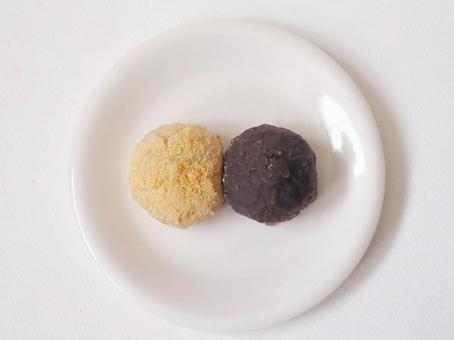 おはぎ きなことあんこ おはぎ きなことあんこの写真