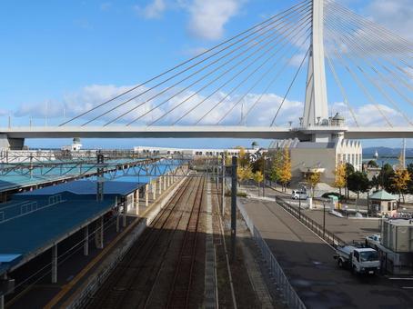 JR奥羽本線 青森駅 jr奥羽本線,青森駅,ホームの写真素材