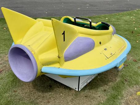 武生中央公園 宇宙船の遊具 武生中央公園 宇宙船の遊具 武生中央公園,福井県,越前市の写真素材