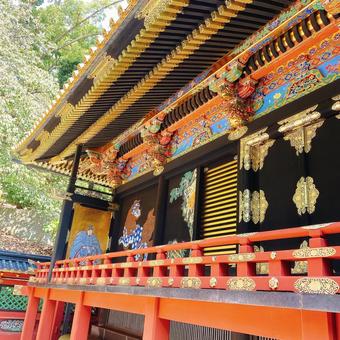 久能山東照宮1 久能山東照宮,観光地,夏の写真素材