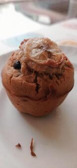 米粉のバナナマフィン バナナマフィン,米粉,手作りの写真素材