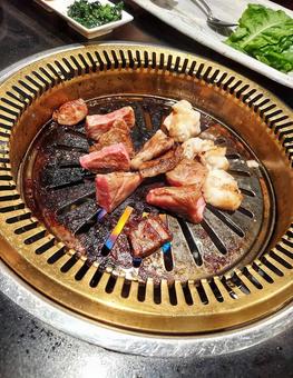 焼き肉 焼き肉 焼肉,食べ物,美味しそうの写真素材