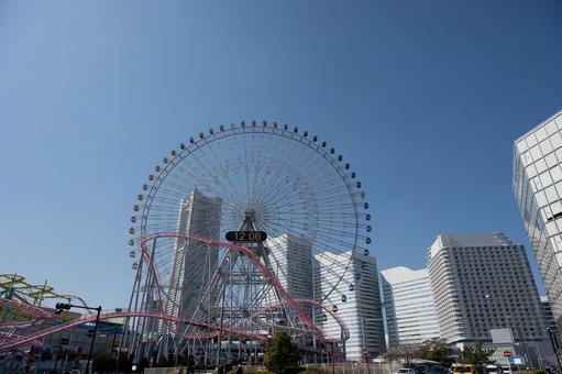 横浜みなとみらい 横浜みなとみらい 横浜みなとみらい,観覧車,施設の写真素材