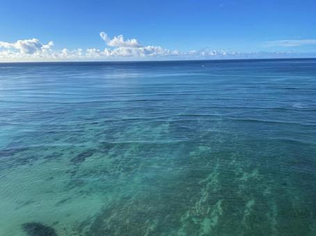 ハワイの海 ハワイ,海,海外の写真素材