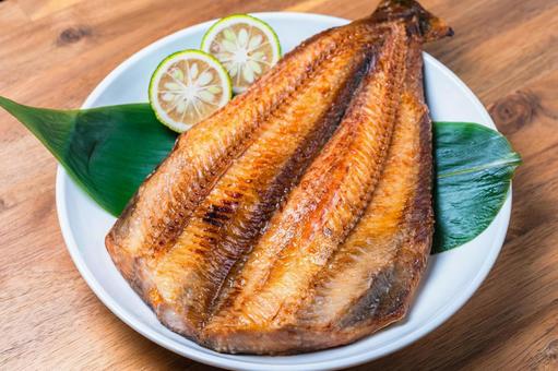 ホッケの塩焼き ホッケの塩焼き ホッケ,焼き魚,塩焼きの写真素材