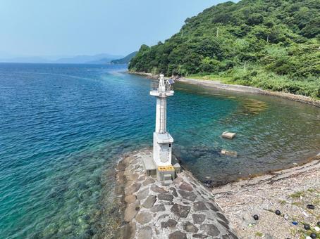 愛媛県愛南町 船越運河北口防波堤灯台 愛媛県愛南町 船越運河北口防波堤灯台の写真