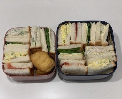 サンドイッチ弁当 サンドイッチ弁当の写真