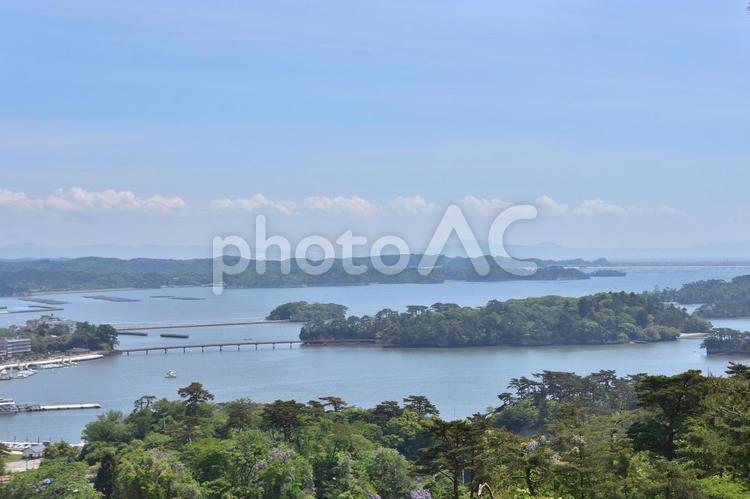 松島展望台からの景色　１０ 松島展望台,松島海岸,松島の写真素材
