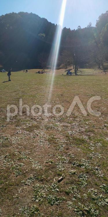 篠栗町 かぶとの森公園 公園,敷地,晴れの写真素材