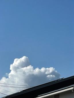 入道雲 入道雲の写真