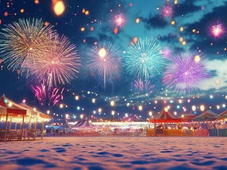 サーカスの冬花火 サーカスの冬花火の写真