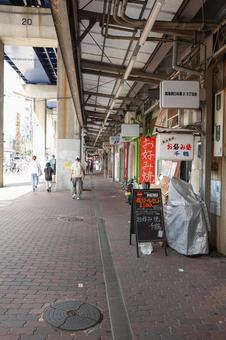 神戸市中央区の飲み屋街 神戸市中央区の飲み屋街 居酒屋,老舗,神戸の写真素材