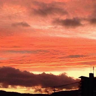 夕焼け 夕焼けの写真
