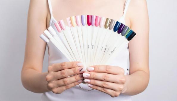 ネイル　カラーチャートの写真