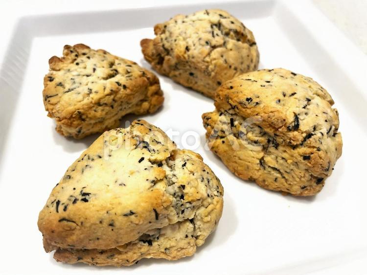 焼きたての手作りスコーン（紅茶）９ スコーン,手作り,紅茶の写真素材