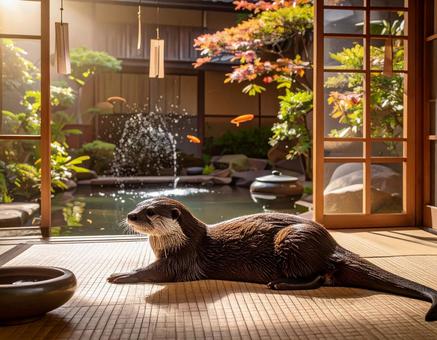 和室のかわうそ 和室のかわうその写真