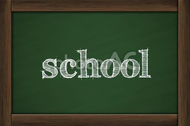 黒板とタイトル ビジネス,school,スクールの写真素材