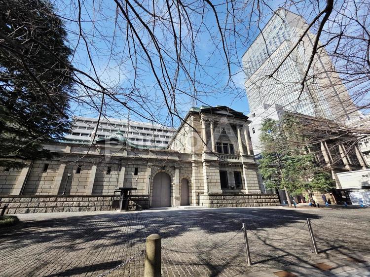 街並み　東京　日本橋　日本銀行 街並み,東京,中央区の写真素材