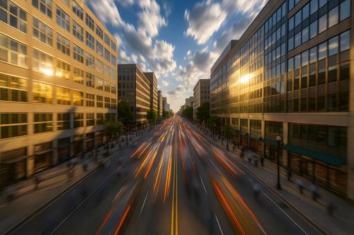 都市ハイパーラプスの写真