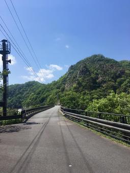 山間部の遊歩道 遊歩道,山間部,山の写真素材