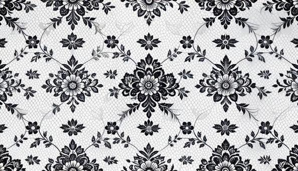 白いレースのハンカチの写真