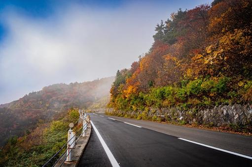 福島県　磐梯吾妻スカイラインの風景 磐梯吾妻スカイライン,福島,福島県の写真素材