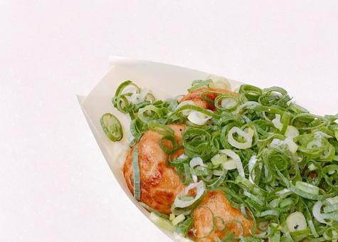 たこ焼き たこ焼き たこ焼き,九条ねぎたこ焼き,小麦粉の写真素材