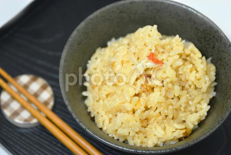 和食・炊き込みご飯 ご飯,和食,箸の写真素材