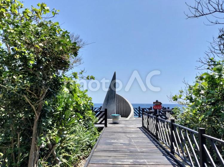 台湾最南点碑 台湾最南端,最南端,台湾の写真素材