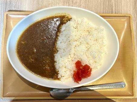 シンプルなカレーライス シンプルなカレーライスの写真