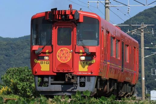 JR九州 BE220形〜BIG EYE〜 JR九州 BE220形〜BIG EYE〜 be220形,事業用車両,列車の写真素材