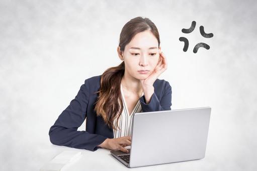 A woman who works frustrated, JPG A woman who works frustrated, JPG