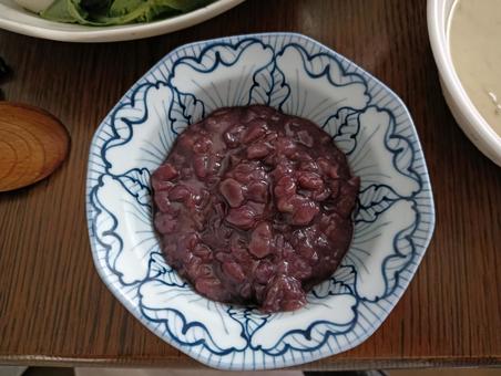 Photo, bean paste, red beans, beans, 