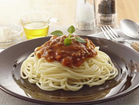 ミートソーススパゲッティ ミートソーススパゲッティ ミートソーススパゲッティ,ミートソース,ボロネーゼの写真素材