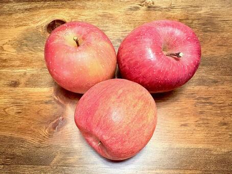 林檎たち 04 りんご,果物,秋の味覚の写真素材