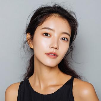 シンプルで美しいポートレート シンプルで美しいポートレートの写真