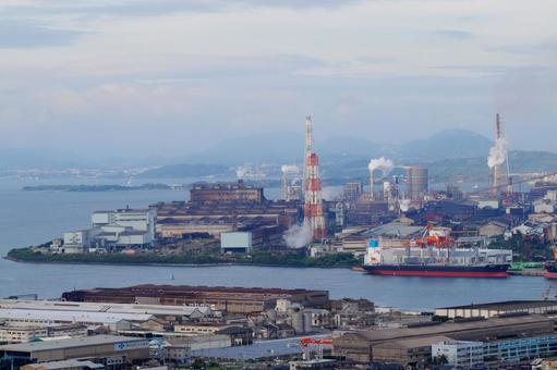 工業地帯の風景 工業地帯の風景の写真