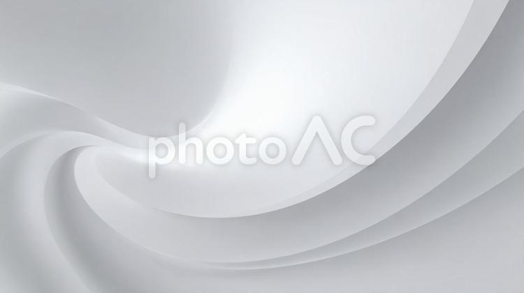 白の曲線アート 白,曲線,背景の写真素材
