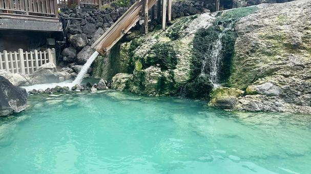 群馬県草津市の湯畑の写真2 群馬県草津市の湯畑の写真2 群馬,草津,温泉の写真素材