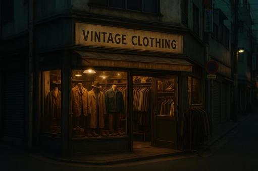 古着屋の外観 古着屋の外観の写真