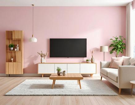 モダンなリビングルームのインテリアの写真